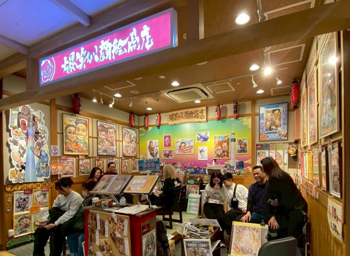 爆笑似顔絵ソラマチ商店