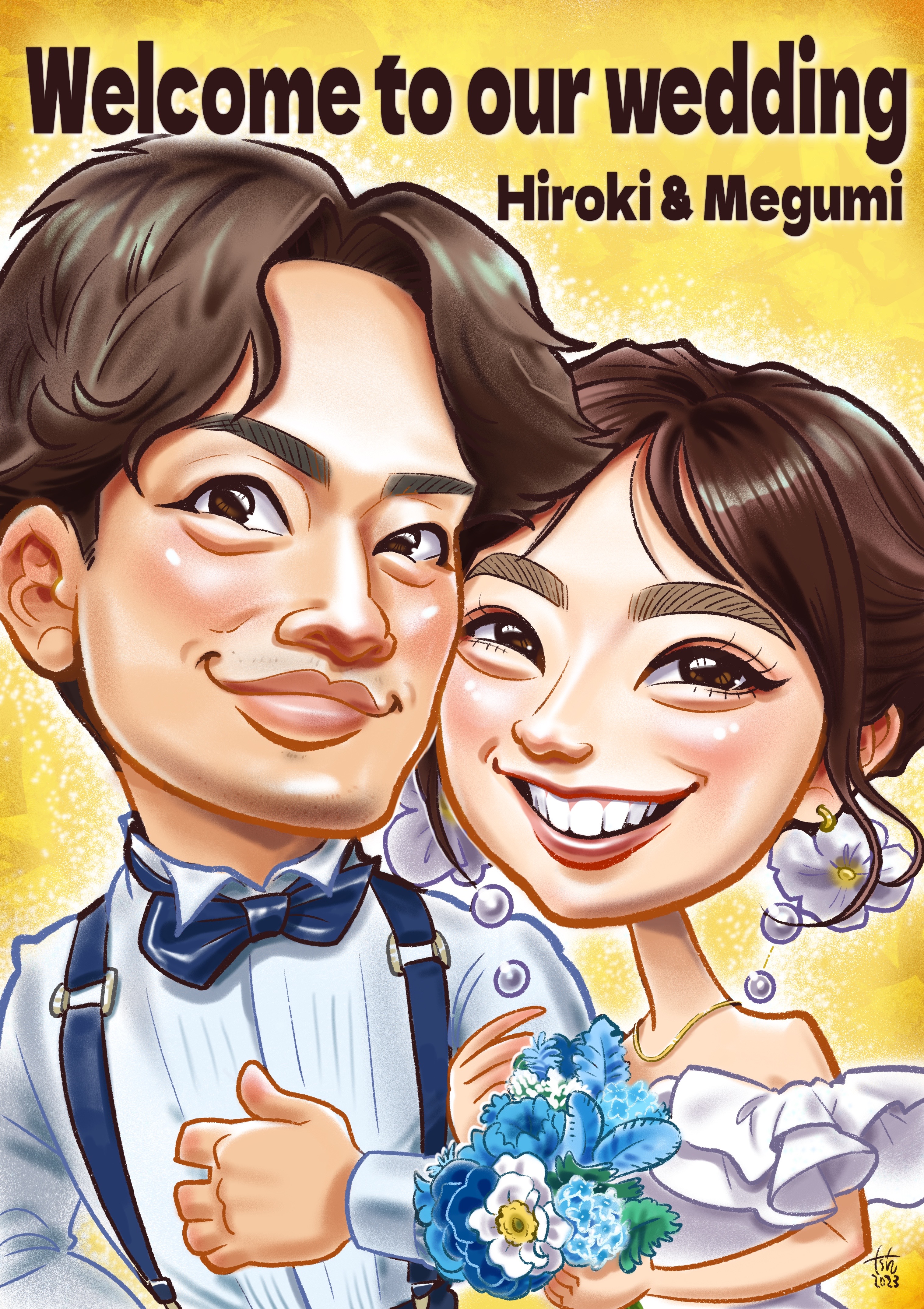 wedding%e3%82%b9%e3%82%bf%e3%83%b3%e3%83%80%e3%83%bc%e3%83%89 | 爆笑似顔絵 ...